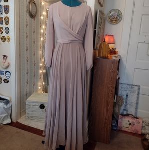 Dainty Jewell's Tan Maxi Dress